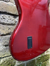 Custom Built Partscaster J Style Classic Bass Candy Apple Red