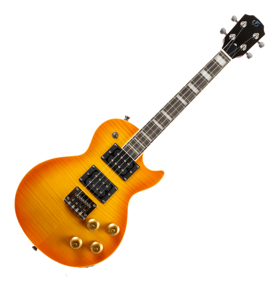 Flight Centurion Vintage Burst Solid Body Electric Ukelele