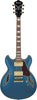 Ibanez AS73-PBM Semi Hollow Prussian Blue Metallic