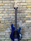 Ernie Ball Musicman Sting Ray 4 2010 Metallic Blue Pre Owned