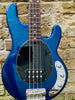 Ernie Ball Musicman Sting Ray 4 2010 Metallic Blue Pre Owned