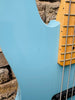 Custom Built Partscaster 50's Tele Style Classic Bass Daphne Blue