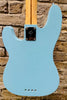 Custom Built Partscaster 50's Tele Style Classic Bass Daphne Blue