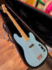 Custom Built Partscaster 50's Tele Style Classic Bass Daphne Blue
