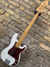 Custom Built Partscaster Precision Style Classic Bass Olympic White