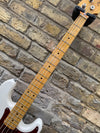 Custom Built Partscaster Precision Style Classic Bass Olympic White