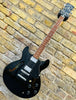 Yamaha SA-1100 Semi Hollow Body Black Late 80s Pre Owned
