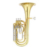 Jupiter JBR730 Bb Baritone 3 Valves Lacquered