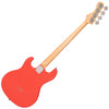 Rapier RAB4FR Saffire Short Scale Bass Guitar Fiesta Red
