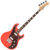 Rapier RAB4FR Saffire Short Scale Bass Guitar Fiesta Red