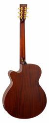 Tanglewood TE4CEBL Elemental Super Folk Cutaway Natural Mahogany Satin Solid Top
