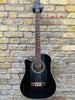 Ashton ACB100CEQLBK Acoustic Bass Left Handed Black Pre Owned