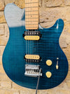 Ernie Ball Sterling Sub Axis Neptune Blue Maple Neck B Stock Bargain