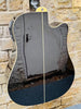 Ashton ACB100CEQLBK Acoustic Bass Left Handed Black Pre Owned