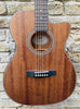 Cort PURE OMCF NS All Solid Mahogany Cutaway with Case