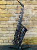 Cannonball A4 Big Bell Alto Saxophone Polished Black Nickel c2022 Pre Owned