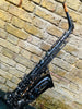 Cannonball A4 Big Bell Alto Saxophone Polished Black Nickel c2022 Pre Owned