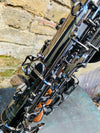 Cannonball A4 Big Bell Alto Saxophone Polished Black Nickel c2022 Pre Owned