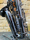 Cannonball A4 Big Bell Alto Saxophone Polished Black Nickel c2022 Pre Owned