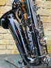 Cannonball A4 Big Bell Alto Saxophone Polished Black Nickel c2022 Pre Owned
