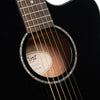 Cort L60CE BK Luce Solid Top Cutaway Acoustic Black