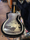 Dobro Metal Body Resonator 1994 Hawaiian Engraving Pick Up Hard Case Pre Owned