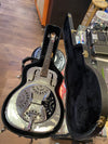 Dobro Metal Body Resonator 1994 Hawaiian Engraving Pick Up Hard Case Pre Owned