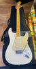 Fender Mexican Standard Stratocaster 2012 Arctic White Gold Guard Pre Owned