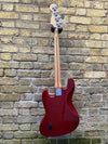 Custom Built Partscaster J Style Classic Bass Candy Apple Red