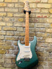 Fender Mexican Standard Stratocaster 2010 Sage Green Left Handed Upgraded Pre Owned