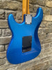 Leonard Allen Custom Built HSH Guitar Lake Placid Blue Maple Neck