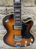 DeArmond by Guild M75 Bluesbird Antique Sunburst 1998 Korea Pre Owned