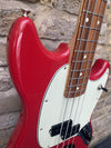 Fender Player II Mustang PJ Bass Fiesta Red 2019 Pre Owned