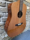 Ozark 3801 Solid Cedar Top Koa Dreadnought Acoustic Pre Owned