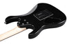 Ibanez GRX70QA-TKS Trans Black Burst Quilt Top
