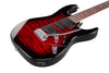 Ibanez GRX70QA-TRB Trans Red Burst Quilt Top