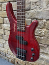 Tanglewood Rebel Bass Trans Red 24 Fret Neck Pre Owned