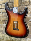 Hillsound Custom Built Left Handed Partscaster S Style 3 Tone Sunburst Flamed Maple