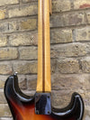 Hillsound Custom Built Left Handed Partscaster S Style 3 Tone Sunburst Flamed Maple