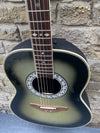 Ovation Ultra Model 1512 Electro/Acoustic Greyburst 1990 Pre Owned Hiscox Case
