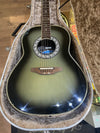 Ovation Ultra Model 1512 Electro/Acoustic Greyburst 1990 Pre Owned Hiscox Case
