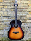 Yamaha FG-TA Transacoustic Brown Sunburst Dreadnought With Bag Pre Owned