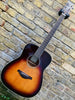 Yamaha FG-TA Transacoustic Brown Sunburst Dreadnought With Bag Pre Owned