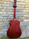 Yamaha FG-TA Transacoustic Brown Sunburst Dreadnought With Bag Pre Owned