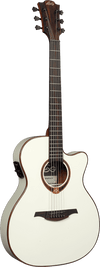 Lag Tramontane T118ASCE-IVO Deluxe Thinline Electro-Acoustic Cutaway White