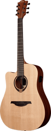 Lag TL70DCE Tramontane 70 Left Handed Dreadnought Cutaway Solid Top