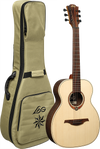 Lag TRAVEL-SPS Sauvage Travel Acoustic Guitar Deluxe Bag Spruce Top