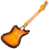 VINTAGE V65VMRSB Distressed Offset Icon Reissue Electric Guitar Sunburst