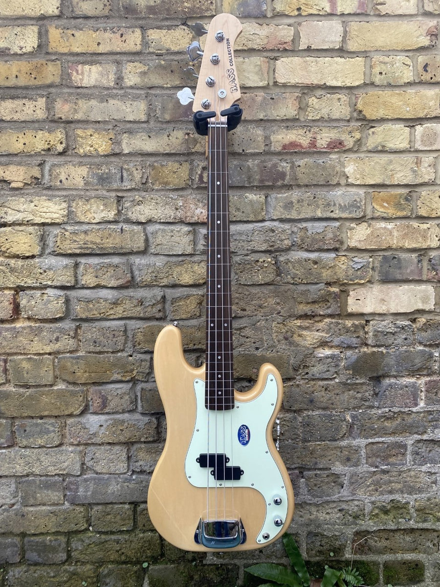 Bass Collection Power Bass Natural Lined Fretless Pre Owned