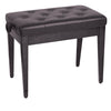 NJS076C Luxury Faux Leather Adjustable Piano Bench